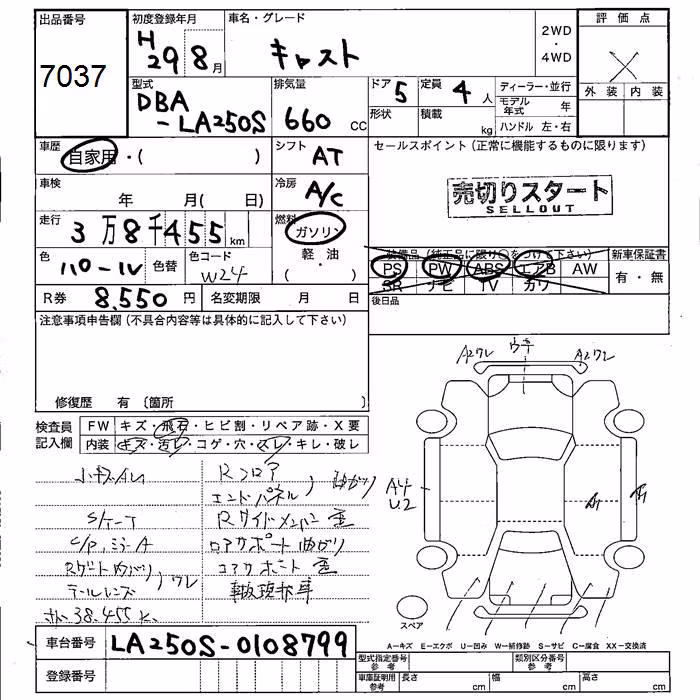 DAIHATSU CAST