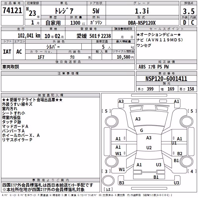 SUBARU TREZIA