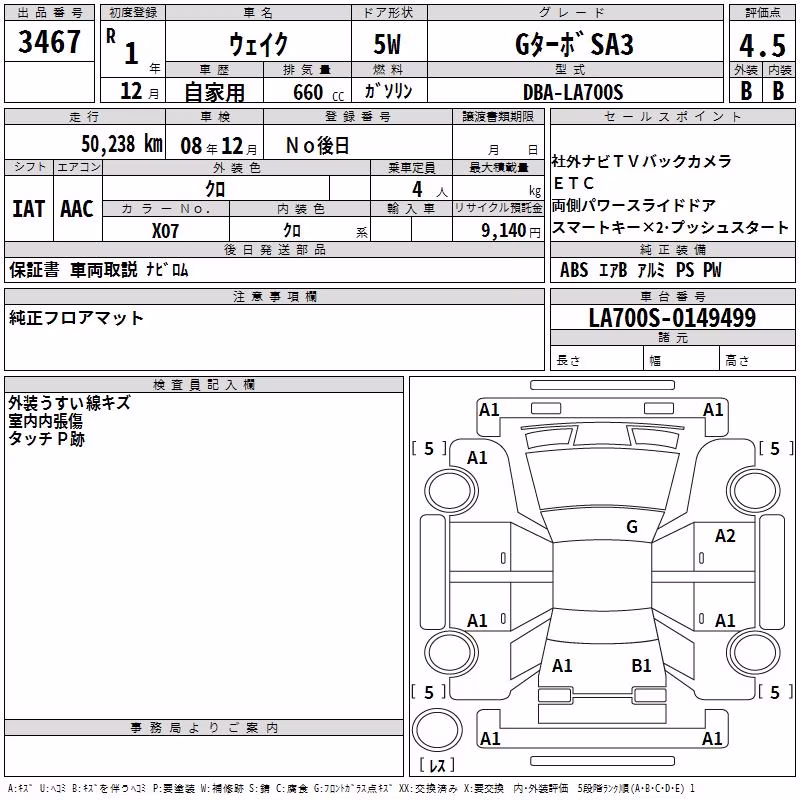 DAIHATSU WAKE
