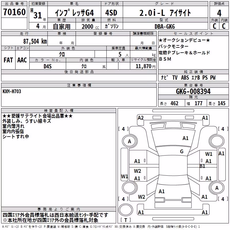 SUBARU IMPREZA