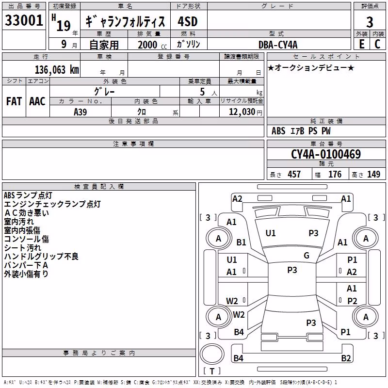 MITSUBISHI GALANT FORTIS