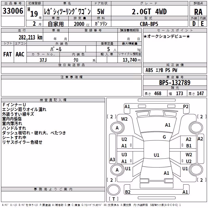 SUBARU LEGACY