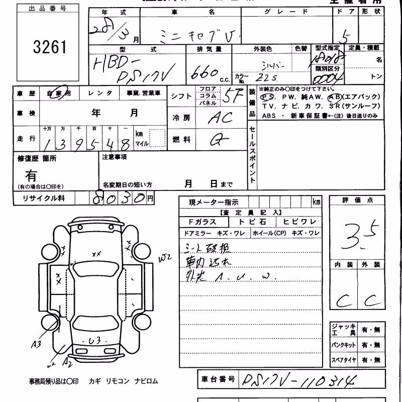 MITSUBISHI MINICAB