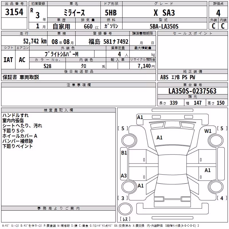 DAIHATSU MIRA E:S