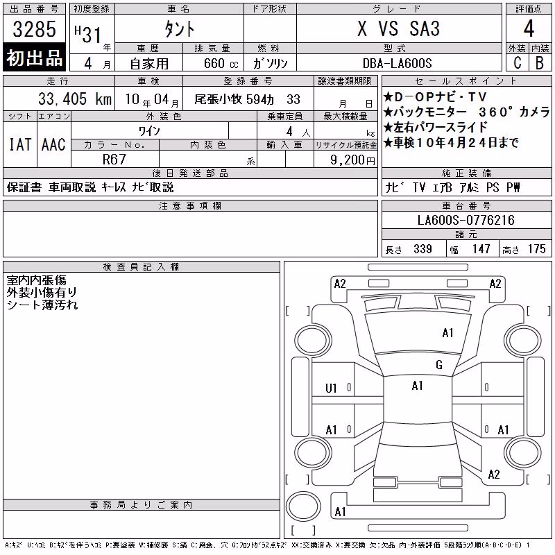 DAIHATSU TANTO