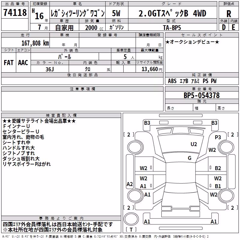 SUBARU LEGACY