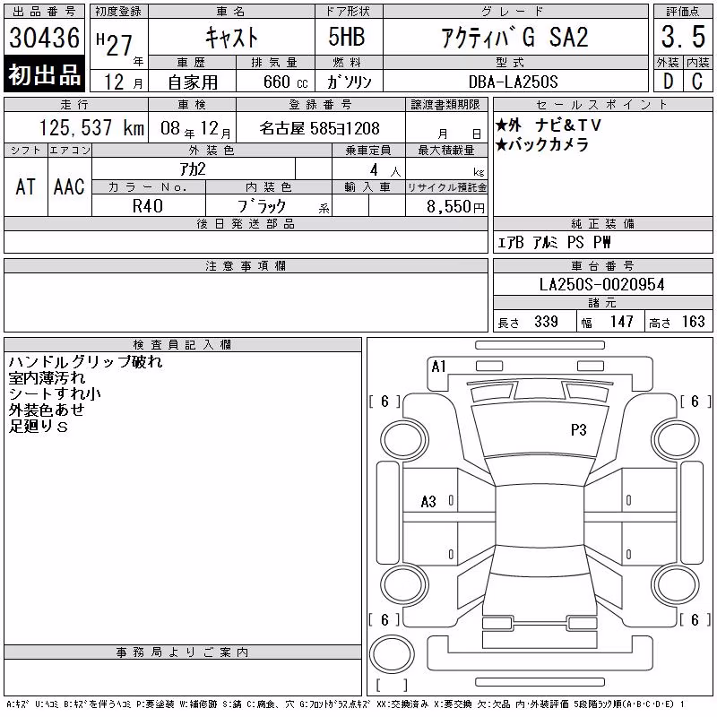 DAIHATSU CAST