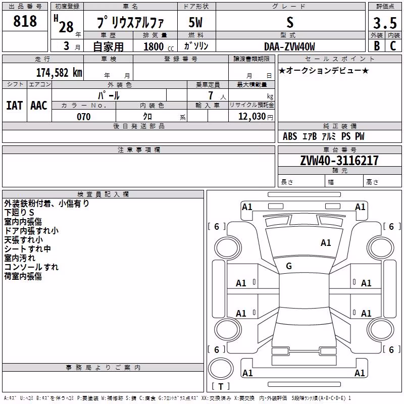 TOYOTA PRIUS ALPHA