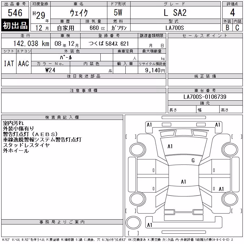 DAIHATSU WAKE