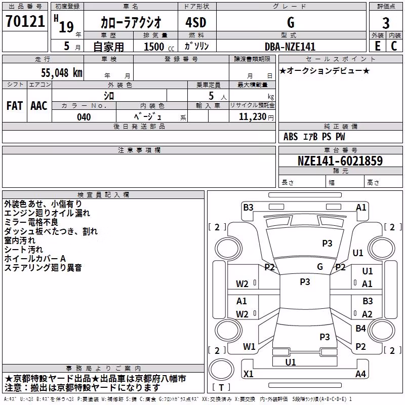 TOYOTA COROLLA AXIO