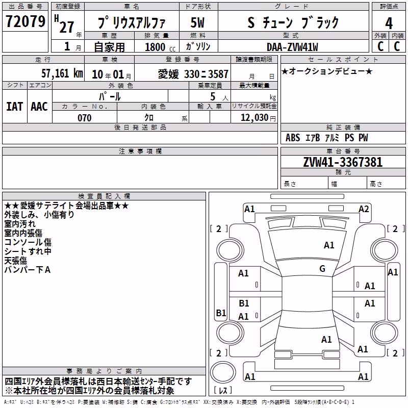 TOYOTA PRIUS ALPHA