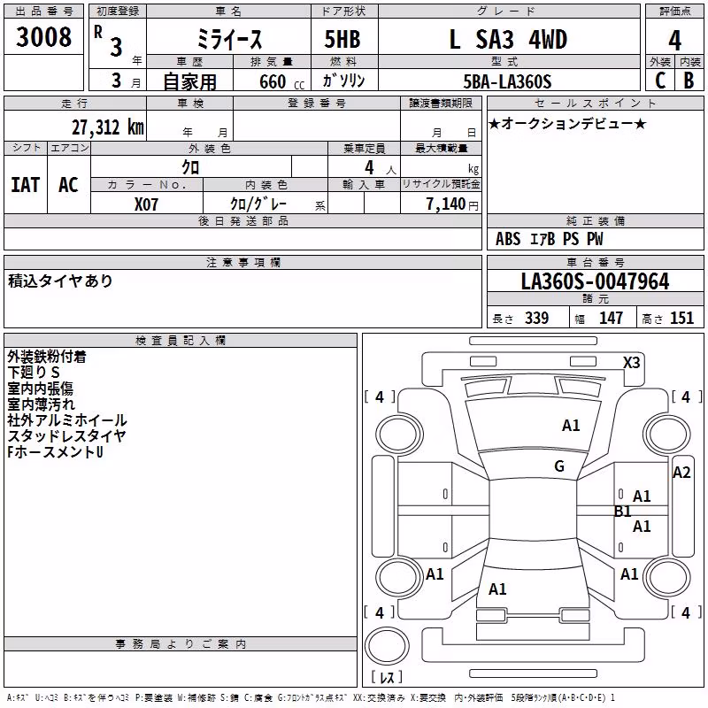 DAIHATSU MIRA E:S