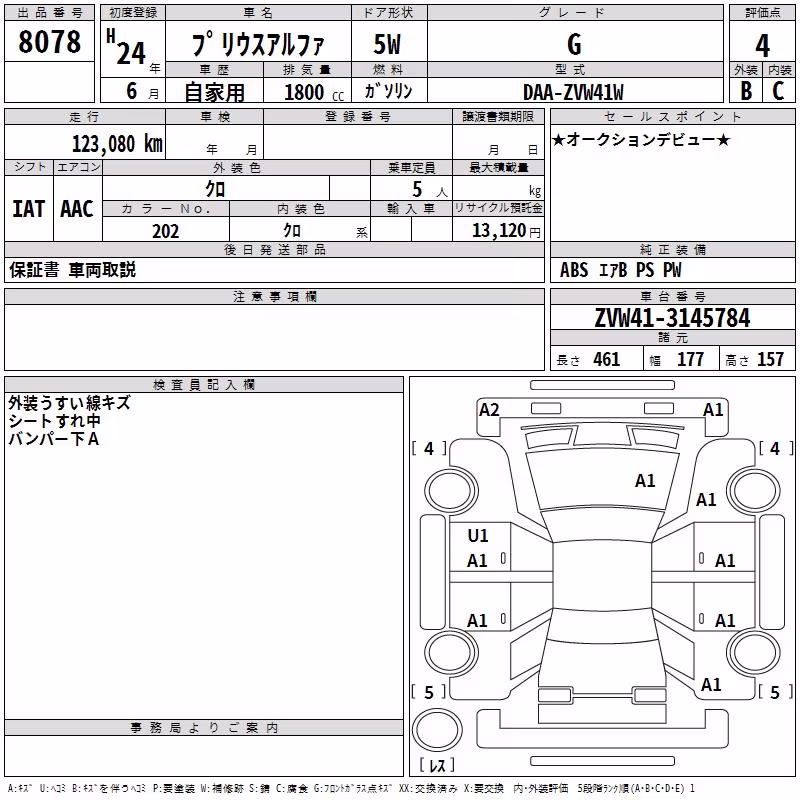 TOYOTA PRIUS ALPHA