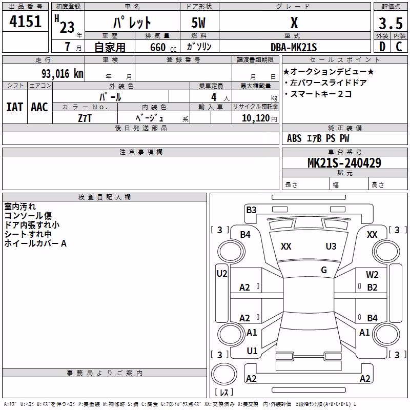 SUZUKI PALETTE