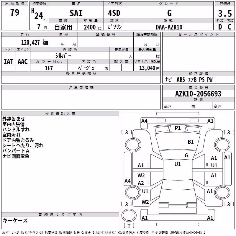 TOYOTA SAI