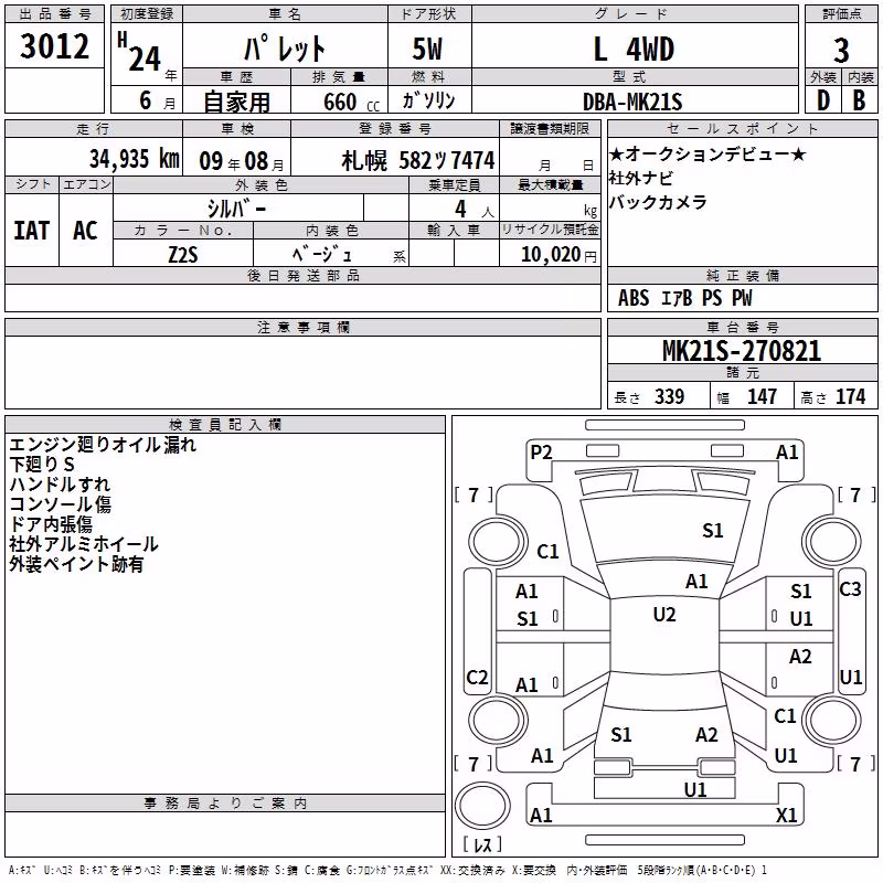 SUZUKI PALETTE