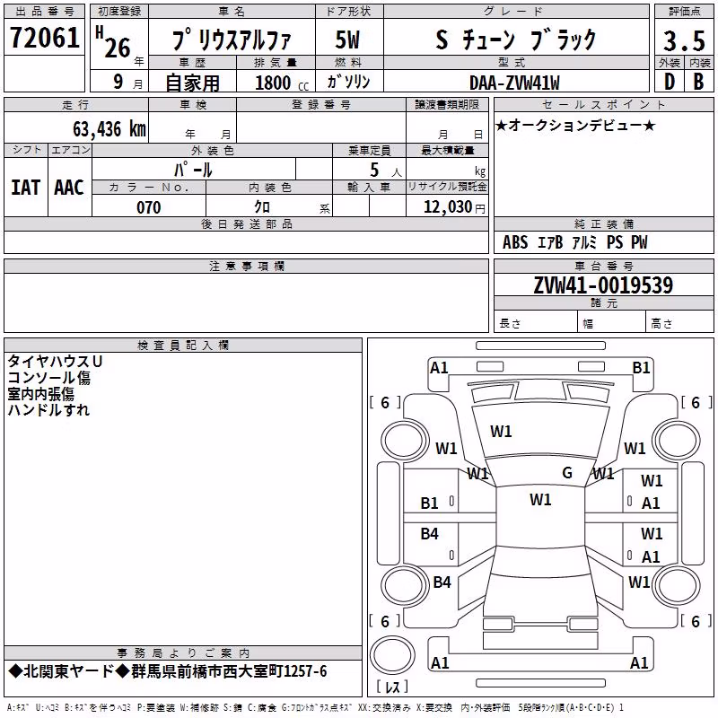 TOYOTA PRIUS ALPHA