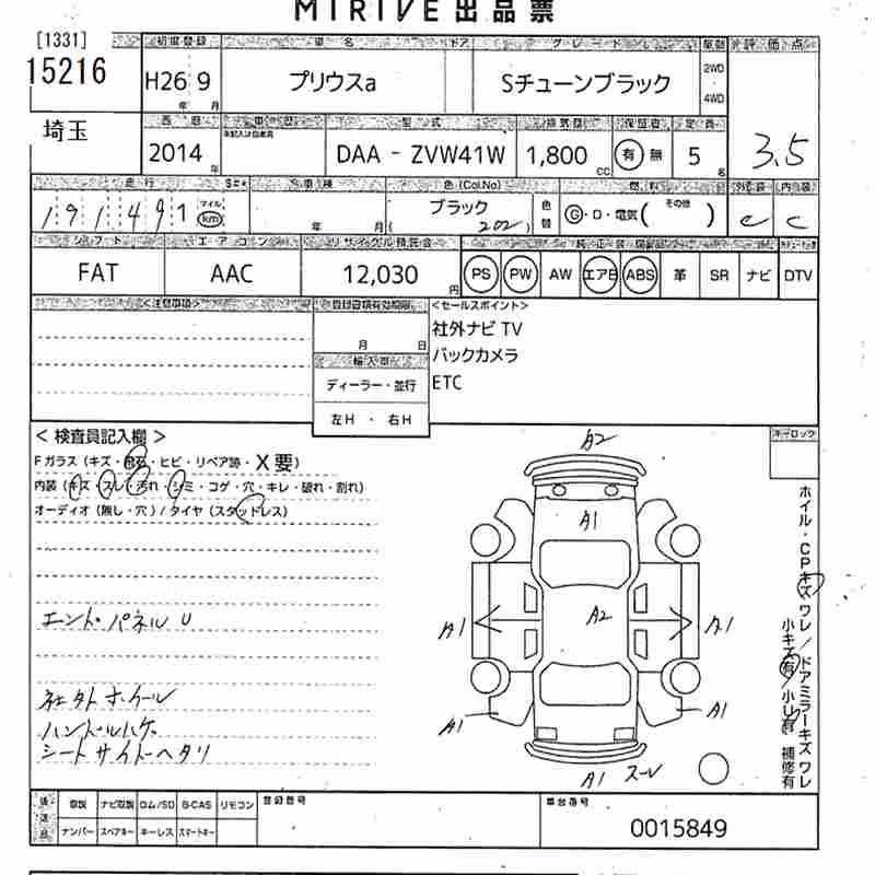 TOYOTA PRIUS ALPHA