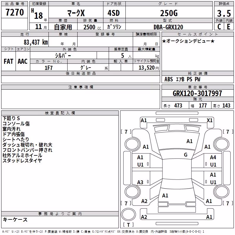 TOYOTA MARK X