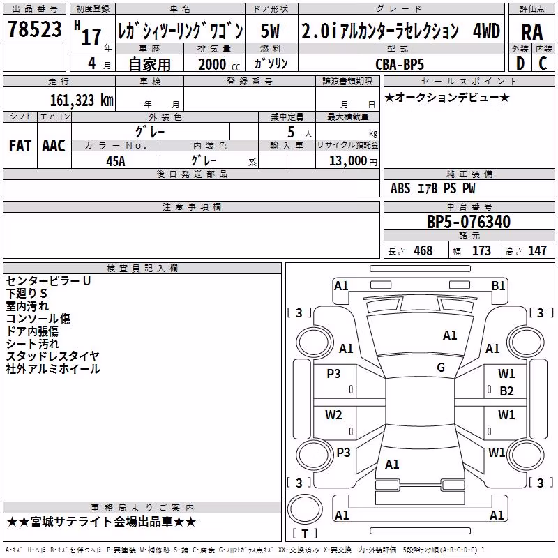 SUBARU LEGACY