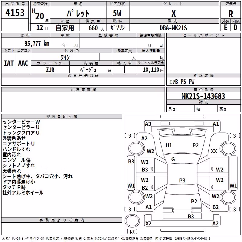 SUZUKI PALETTE