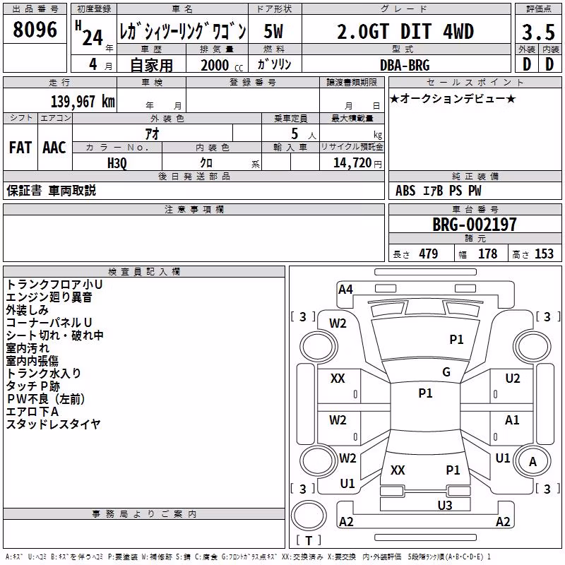 SUBARU LEGACY