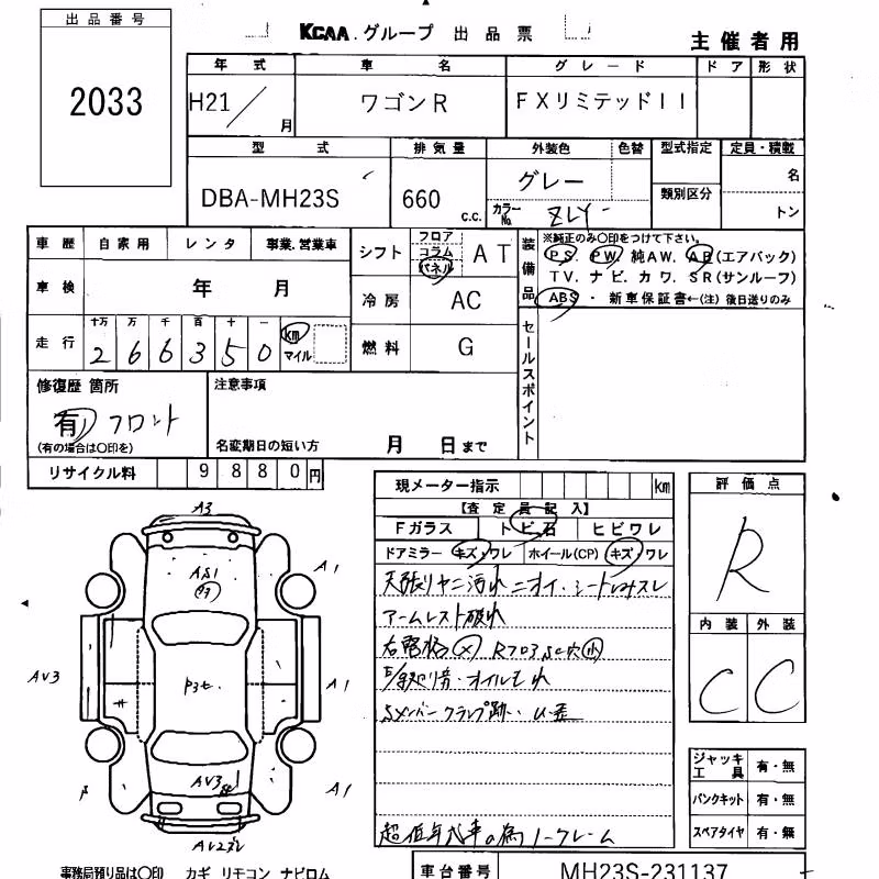 SUZUKI WAGON R