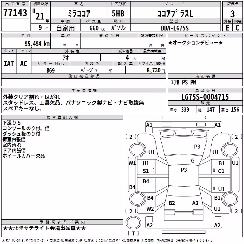 DAIHATSU MIRA COCOA
