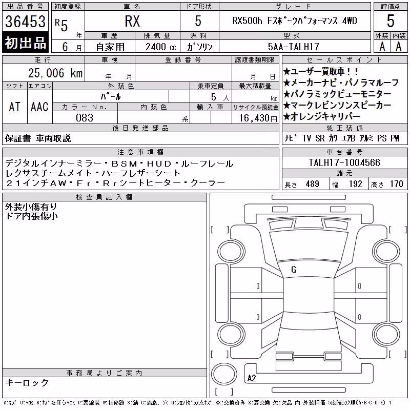 LEXUS RX500H