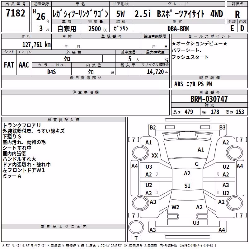 SUBARU LEGACY