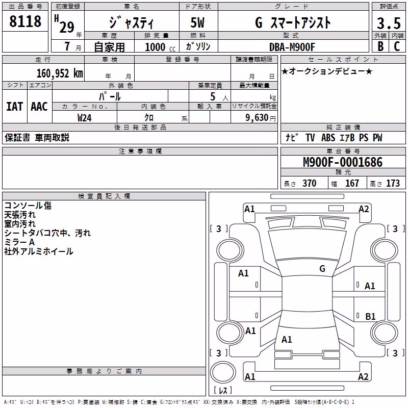 SUBARU JUSTY