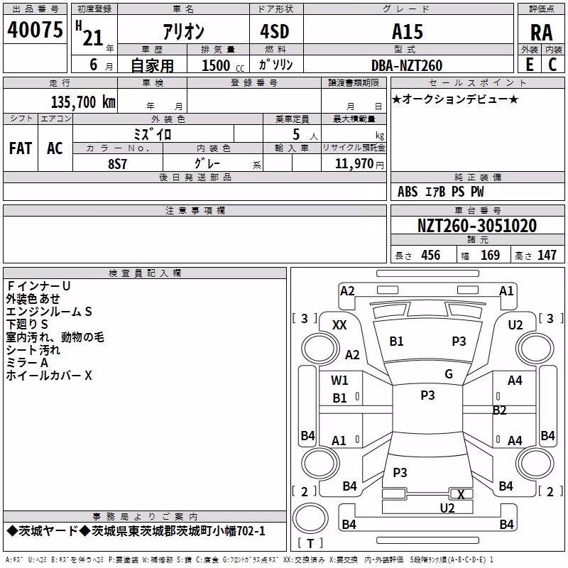 TOYOTA ALLION