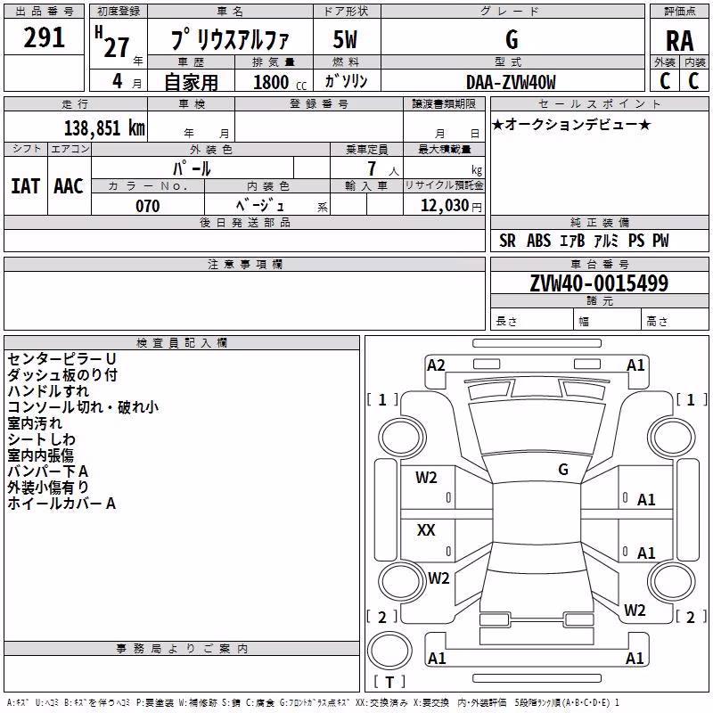 TOYOTA PRIUS ALPHA