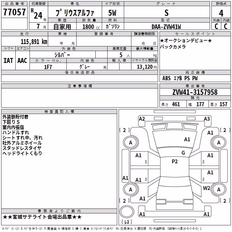 TOYOTA PRIUS ALPHA