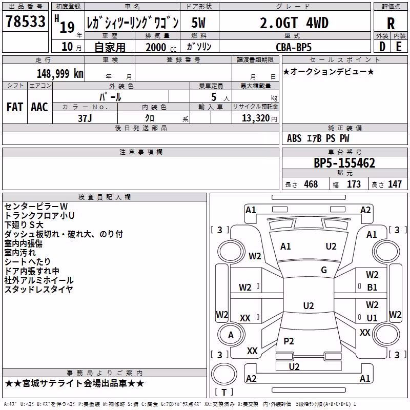SUBARU LEGACY