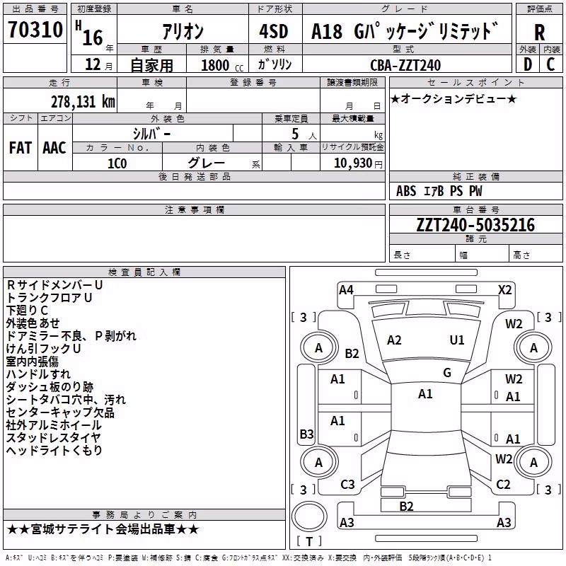 TOYOTA ALLION