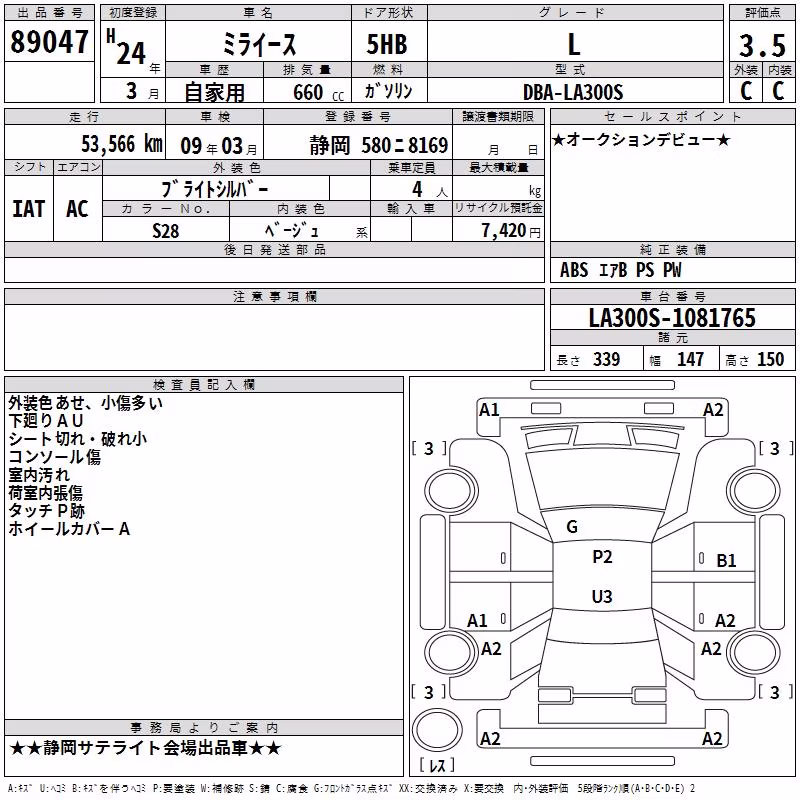 DAIHATSU MIRA E:S