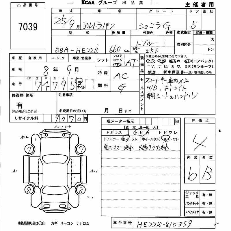 SUZUKI ALTO LAPIN