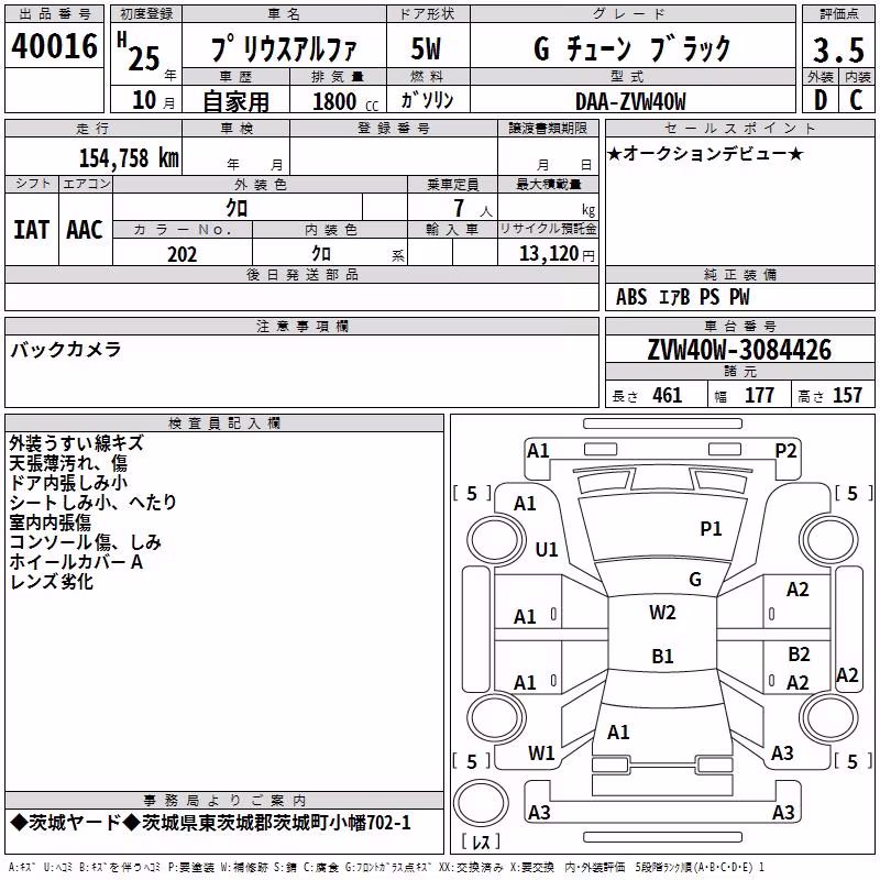 TOYOTA PRIUS ALPHA