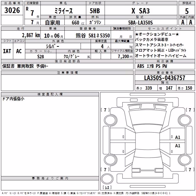 DAIHATSU MIRA E:S