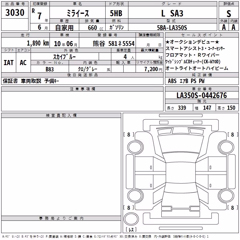 DAIHATSU MIRA E:S