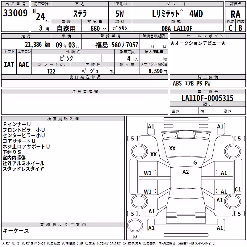 SUBARU STELLA