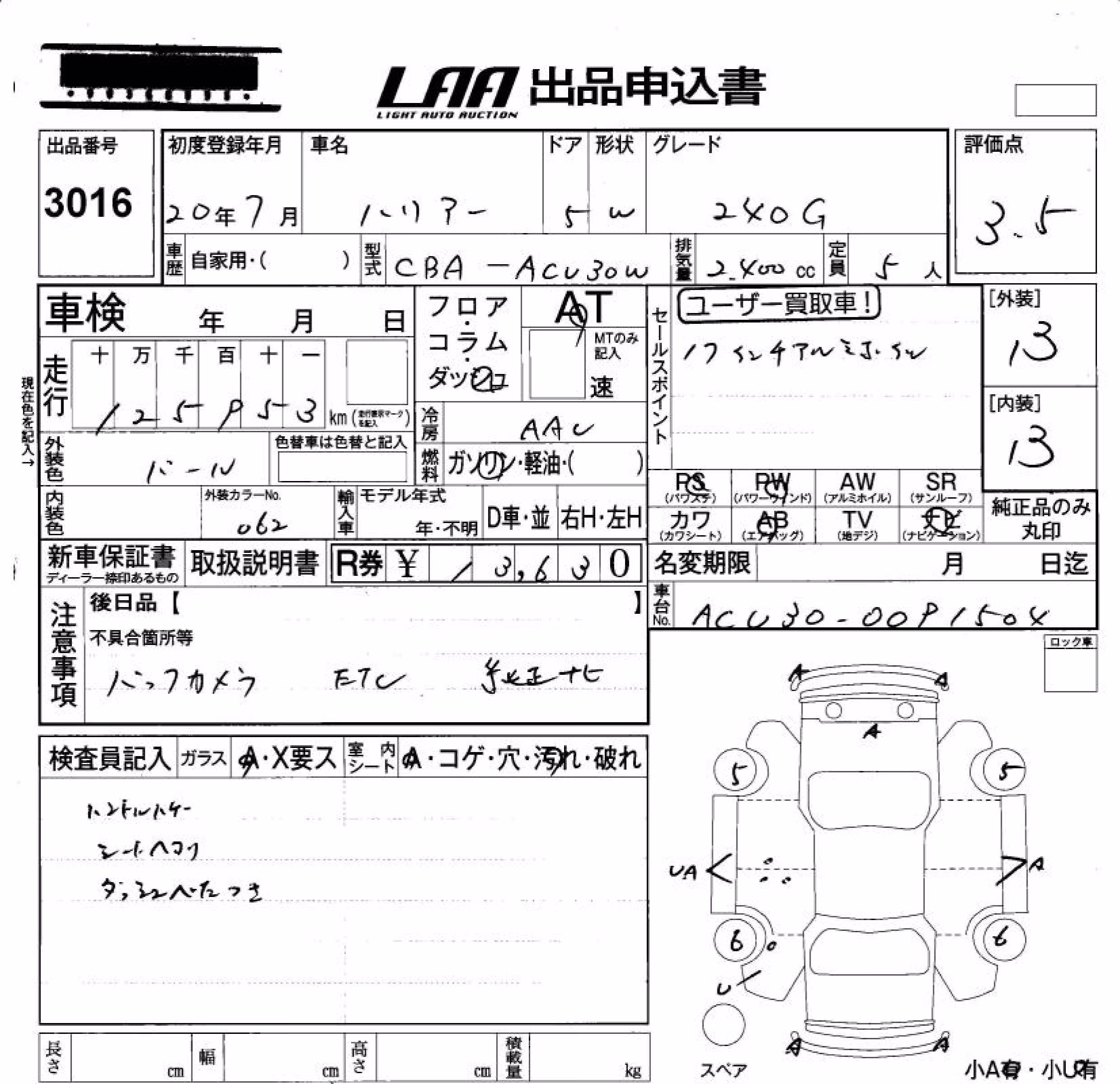 TOYOTA HARRIER