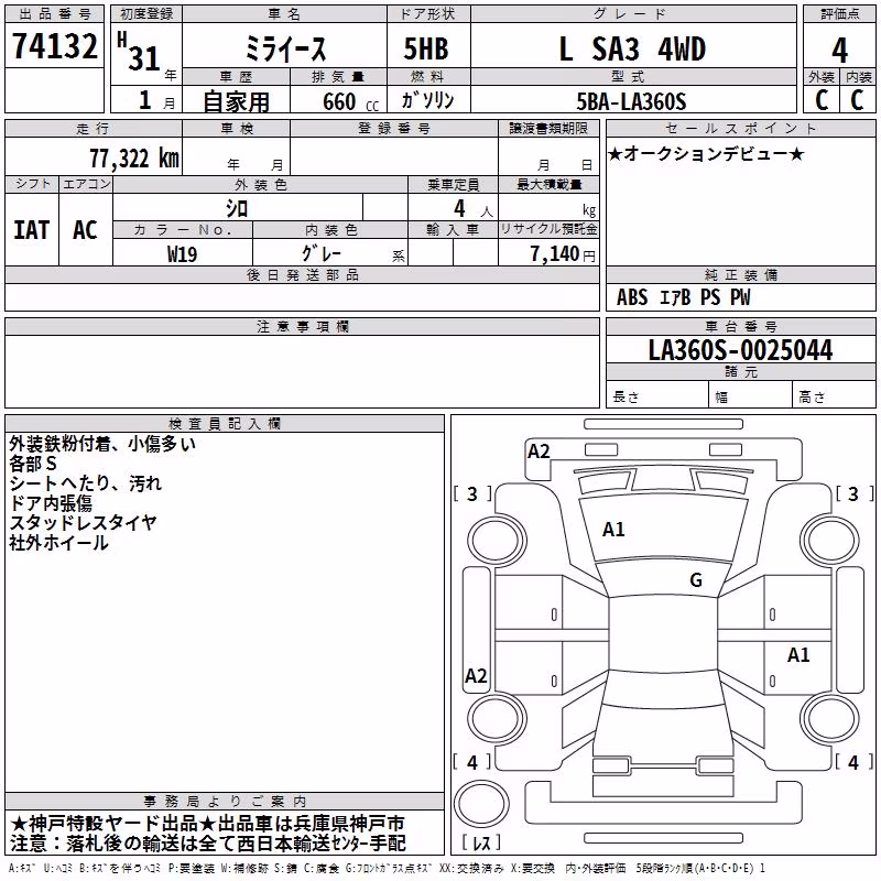 DAIHATSU MIRA E:S