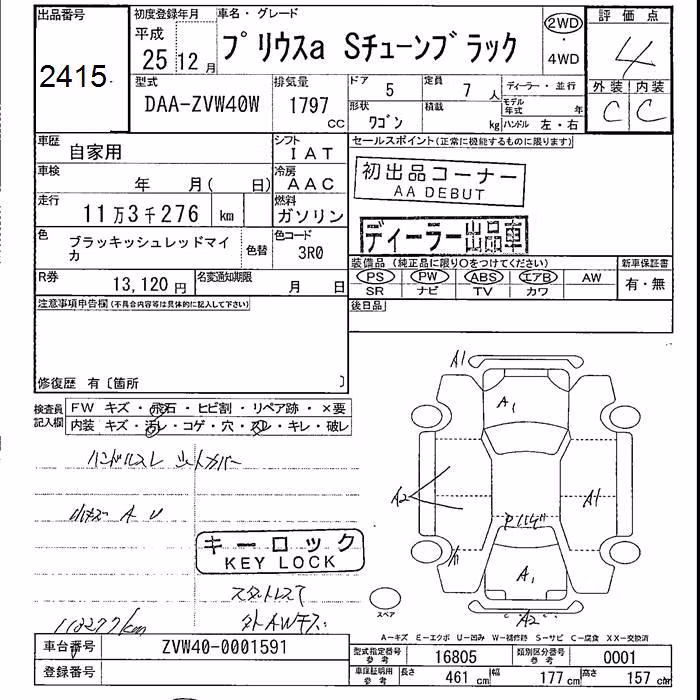TOYOTA PRIUS ALPHA