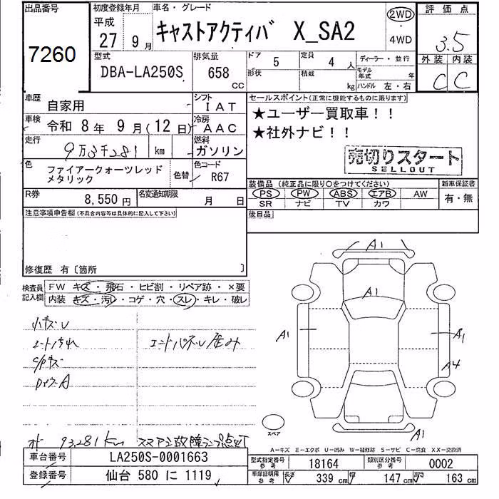 DAIHATSU CAST