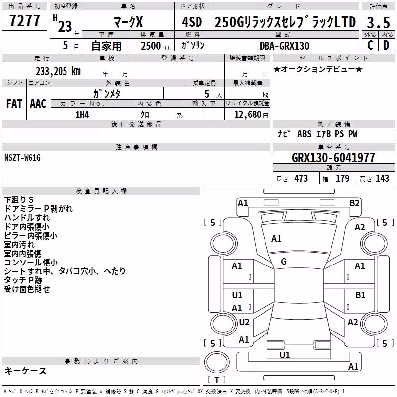 TOYOTA MARK X