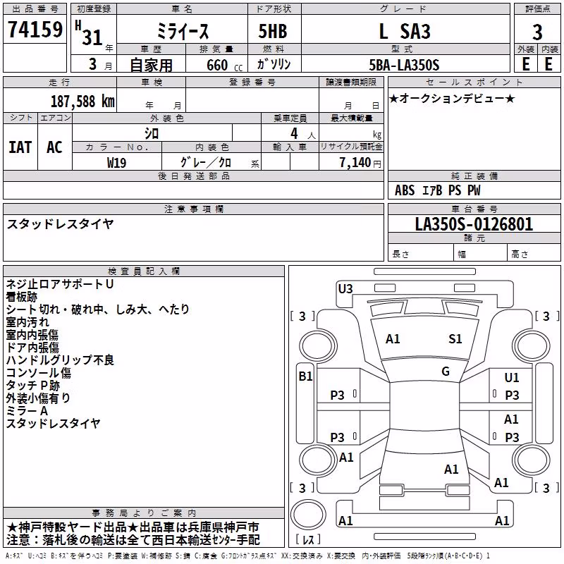 DAIHATSU MIRA E:S