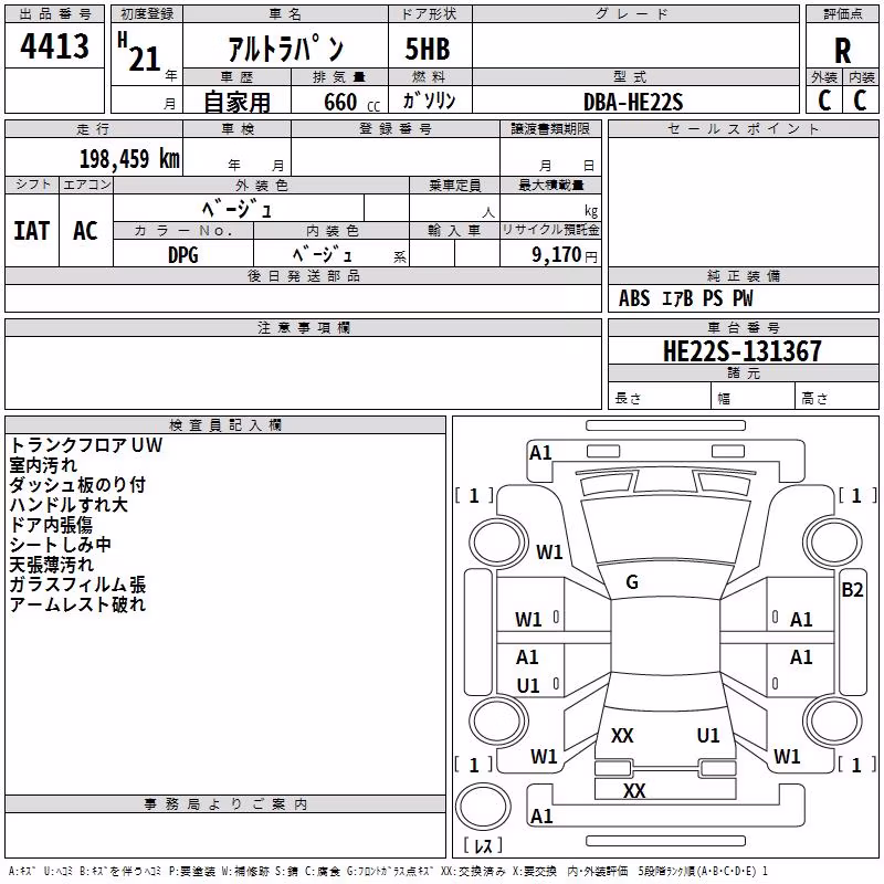 SUZUKI ALTO LAPIN