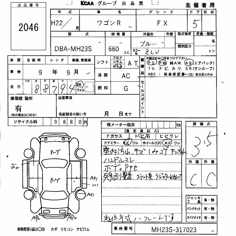 SUZUKI WAGON R